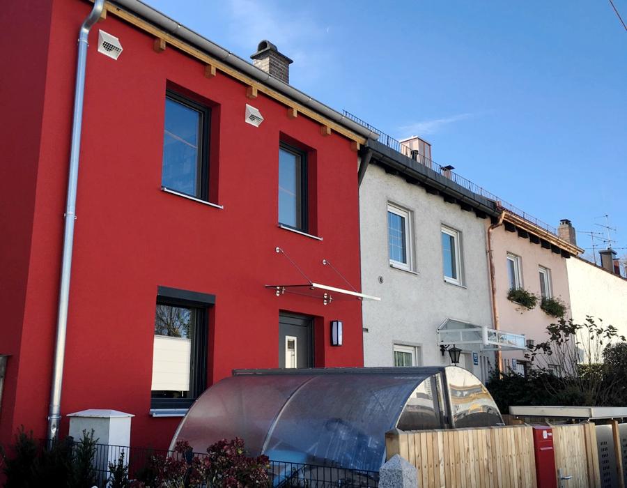 Energetische Sanierung eines RMH in München