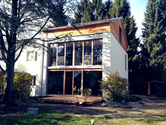 Freundliche Nachbarn in Ottobrunn dokumentieren Baufortschritt